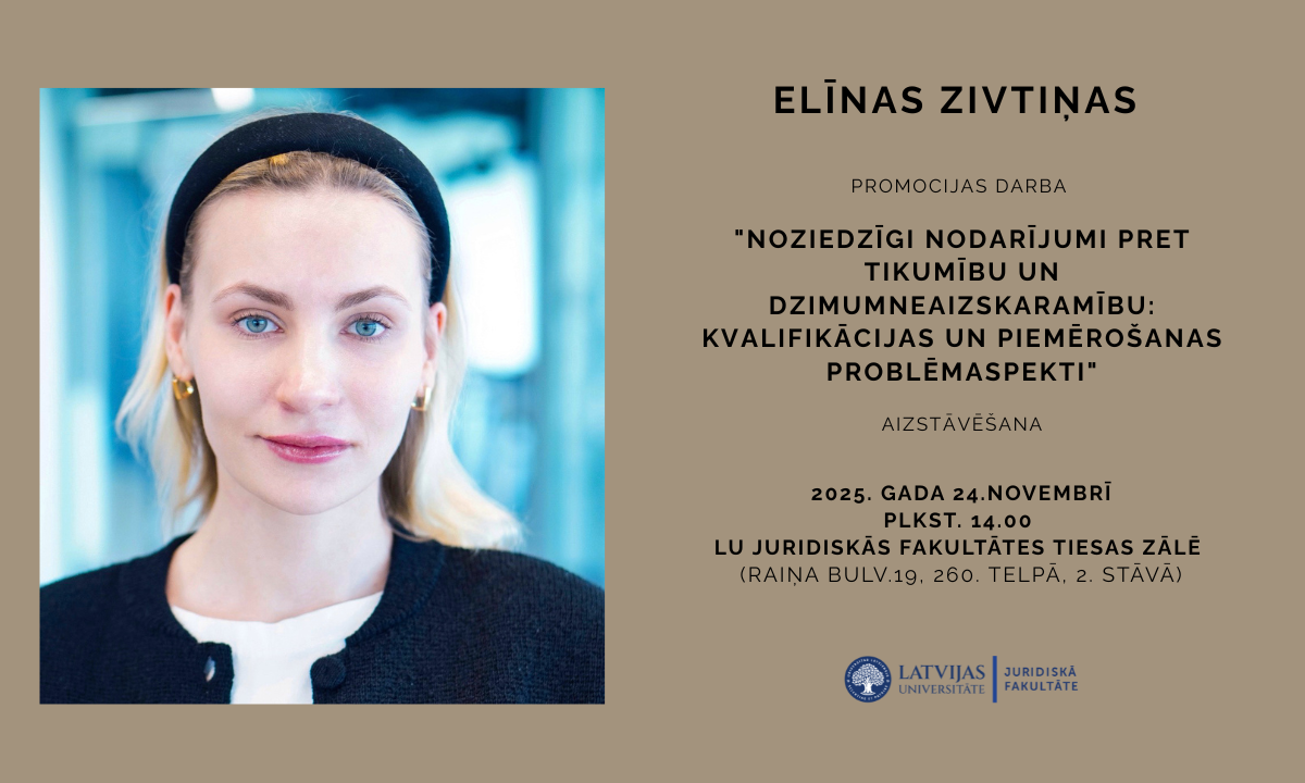 LU doktorante Elīna Zivtiņa