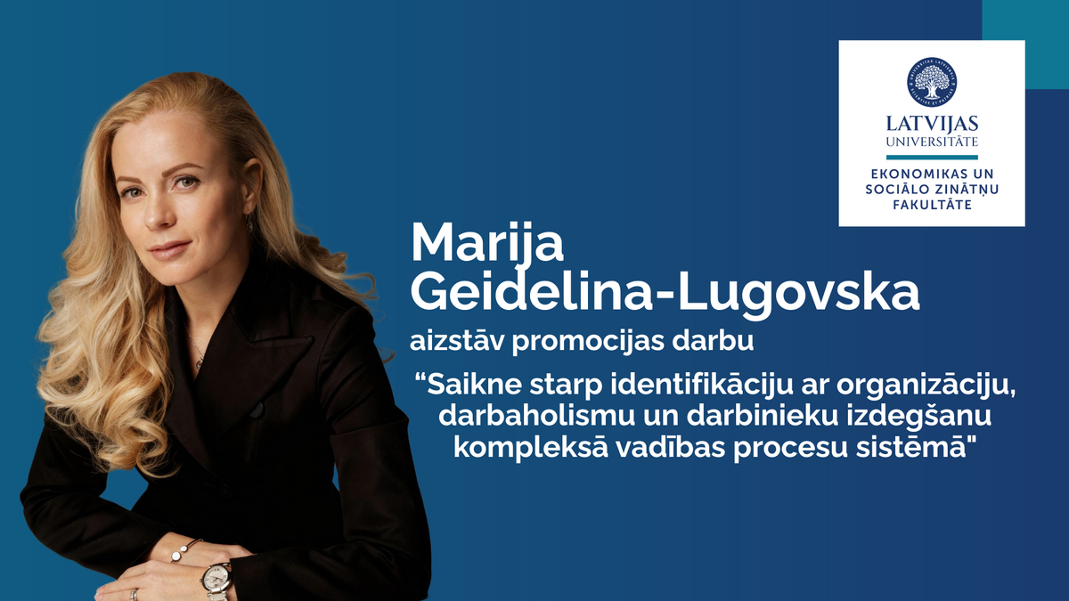 Marijas Geidelinas-Lugovskas promocijas darba aizstāvēšanas vizuālis