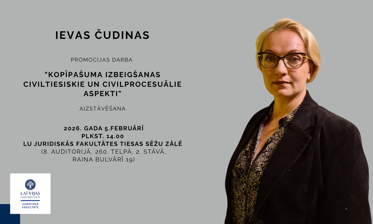 Ievas Čudinas promocijas darba aizstāvēšanas paziņojuma vizuālis
